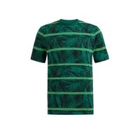 WE Fashion slim fit T-shirt met all over print Woody Green - thumbnail