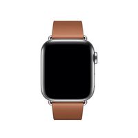 Apple origineel Modern Buckle Apple Watch medium 38mm / 40mm / 41mm Saddle Brown - MWRD2ZM/A - thumbnail