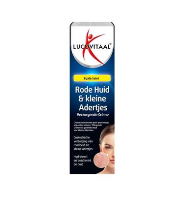 Rode huid en kleine adertjes creme