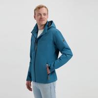 Travelin' Men - waterproof jacket - Blauw - Maat XXL Travelin' Men - waterproof jacket - Blauw - Maat XXL