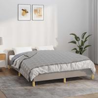 Verzwaringsdeken 138x200 cm 10 kg stof grijs