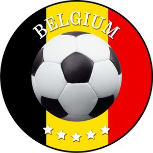 Belgie voetbal print bierviltjes