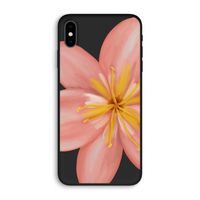 Pink Ellila Flower: iPhone XS Max Biologisch afbreekbaar hoesje