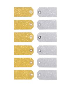 HEMA Cadeaulabels Glitter - 12 Stuks