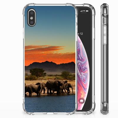 Apple iPhone Xs Max Case Anti-shock Olifanten