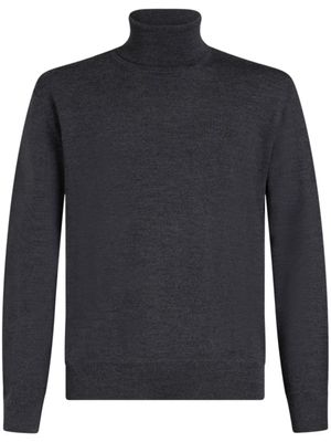 ETRO pull à logo Pegaso brodé - Gris
