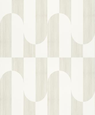Dutch Wallcoverings Asperia - Gael - Wit/Zilver