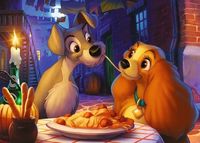 Disney Collector's Edition Jigsaw Puzzle Lady and the Tramp (1000 pieces) - thumbnail