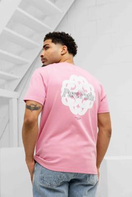 Pure Path Bold Emblem T-Shirt Heren Roze - Maat L - Kleur: Roze | Soccerfanshop Pure Path Bold Emblem T-Shirt Heren Roze - Maat L - Kleur: Roze | Soccerfanshop