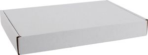 Verzenddoos met clip, ft 220 x 155 x 28 mm (A5)