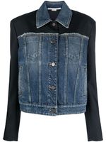 Stella McCartney panelled denim jacket - Bleu - thumbnail