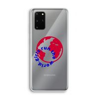 Run The World: Samsung Galaxy S20 Plus Transparant Hoesje
