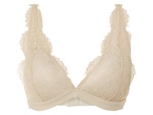 esmara Dames soft-bh met kant (S (36/38), Beige)