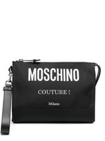 Moschino pochette à imprimé Moschino Couture - Noir - thumbnail