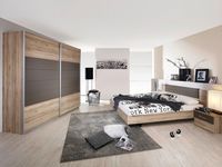 Complete slaapkamer BARCENA 160x200 cm sanremo/grijze lava - thumbnail