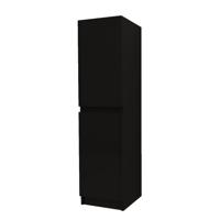 Kolomkast BWS Jupiter 135 cm 2 Deuren Zwart Boss & Wessing