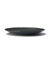 HEMA Ontbijtbord Ø23cm Porto reactief glazuur zwart (zwart)