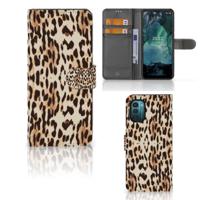 Nokia G11 | G21 | Telefoonhoesje | Met pasjeshouder | Leopard
