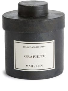 MAD et LEN bougie parfumée Graphite (300 g) - Noir