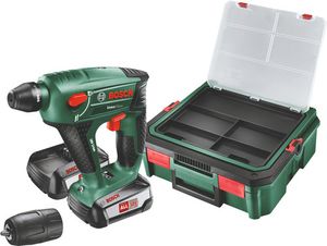 Bosch Groen Uneo Maxx SBX - Accu Boorhamer | 18V | 2 x 1.5 Ah accu + lader | In koffer - 060395230K