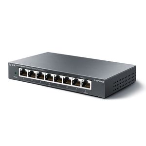 TP-LINK TL-RP108GE netwerk-switch Gigabit Ethernet (10/100/1000) Zwart Power over Ethernet (PoE)