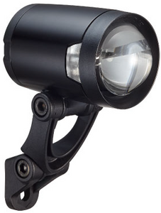 Herrmans Koplamp H-Black dynamo aan/uit functie met houder 200 lumen