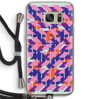 Skew Blush 3: Samsung Galaxy S7 Transparant Hoesje met koord