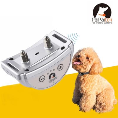 PD258 Automatische Anti kraag huisdier opleiding controlesysteem blaffen voor honden S Size(Silver)