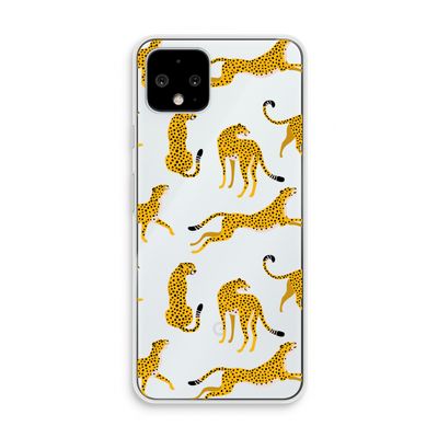 Luipaard: Pixel 4 Transparant Hoesje