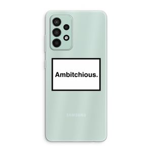 Ambitchious: Samsung Galaxy A52s 5G Transparant Hoesje