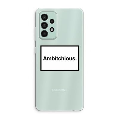 Ambitchious: Samsung Galaxy A52s 5G Transparant Hoesje