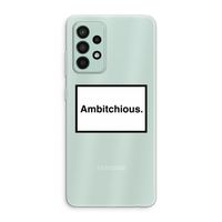 Ambitchious: Samsung Galaxy A52s 5G Transparant Hoesje