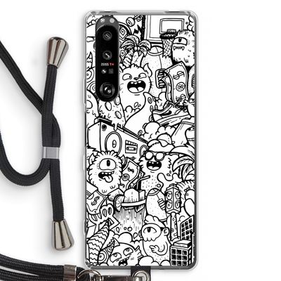 Vexx City #2: Sony Xperia 1 III Transparant Hoesje met koord