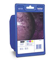 Brother Inktcartridge LC-1220 Origineel Combipack Cyaan, Magenta, Geel LC1220RBWBPDR