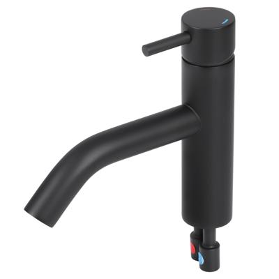 Differnz Differnz koud/warmwater kraan gebogen - mat zwart