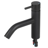 Differnz Differnz koud/warmwater kraan gebogen - mat zwart