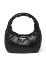 Prada mini sac en cuir nappa à design matelassé - Noir - thumbnail