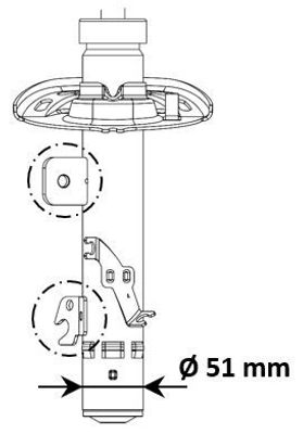 Schokdemper 3338056
