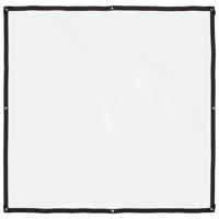 Doorzichtig afdekzeil met ogen 2x2 m polyethyleen