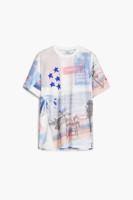 Bedrukte T-shirt American Magic - WHITE - L - thumbnail