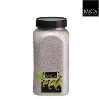 Zand lichtgrijs fles 1 kilogram - Mica decorations