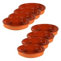 Set van 8x tapas bakjes/schaaltjes Sevilla 14 cm en 12 cm