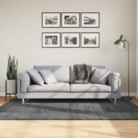 VidaXL Vloerkleed oviedo laagpolig 140x200 cm antracietkleurig