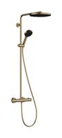 Hansgrohe Pulsify S Puro Showerpipe 260 1jet met thermostaat en handdouche 3jet, Brushed Bronze