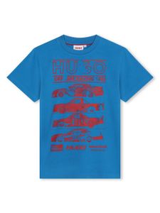 HUGO KIDS t-shirt Fancy en coton - Bleu