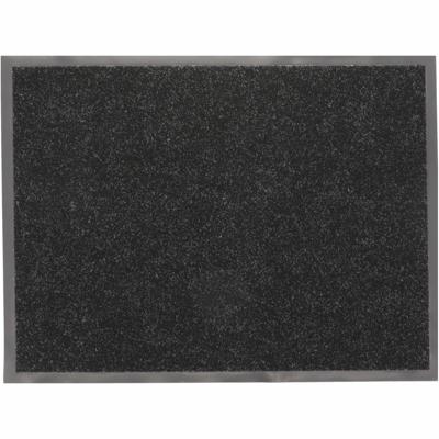 Luance Deurmat - zwart - 80 x 60 cm - voor binnen - PVC / polyester - droogloopmat
