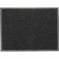 Luance Deurmat - zwart - 80 x 60 cm - voor binnen - PVC / polyester - droogloopmat