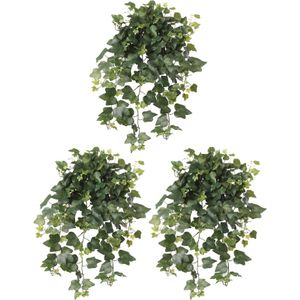 3x Groene Hedera Helix/klimop kunstplanten 65 cm voor buiten