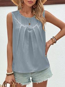 Plain Casual Tank Top