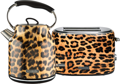 Bourgini Panter Waterkoker + Broodrooster